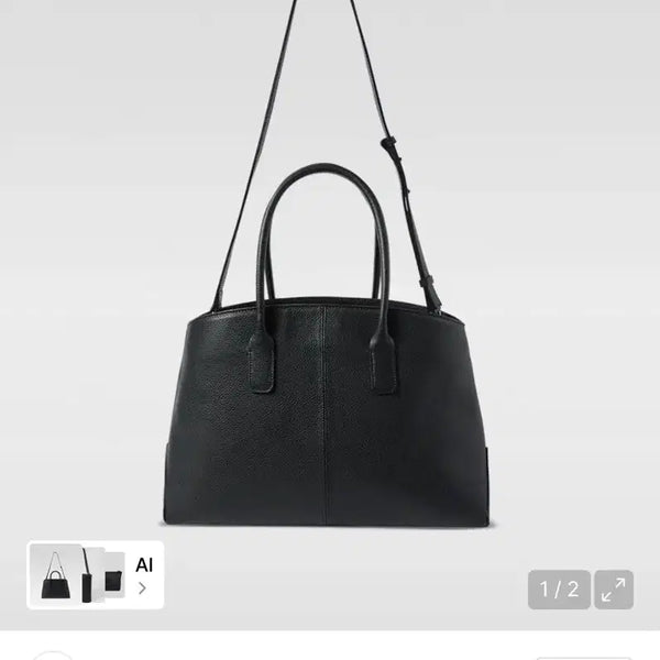 [BUNJANG] After Pray Timeless Leather Bag Medium Black / 애프터프레이 타임리스 레더 백 미디엄 블랙