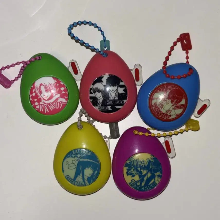 [BUNJANG] Gintama Voice Egg Sound Drop Classic Keychain / 은혼 보이스에그 사운드드롭 고전 키링