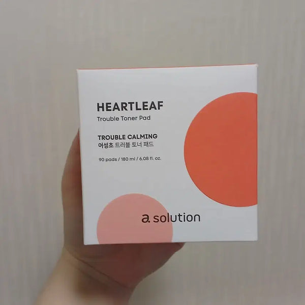 [BUNJANG] A Solution Heartleaf Trouble Toner Pad 90 Count / 에이솔루션 어성초 트러블 토너 패드 90매