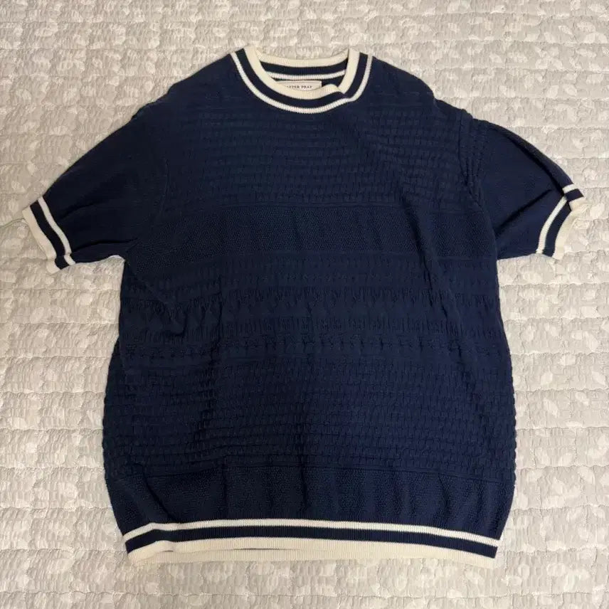 [BUNJANG] Afterpray Short Sleeve Knit / 애프터프레이 반팔니트 팝니다.