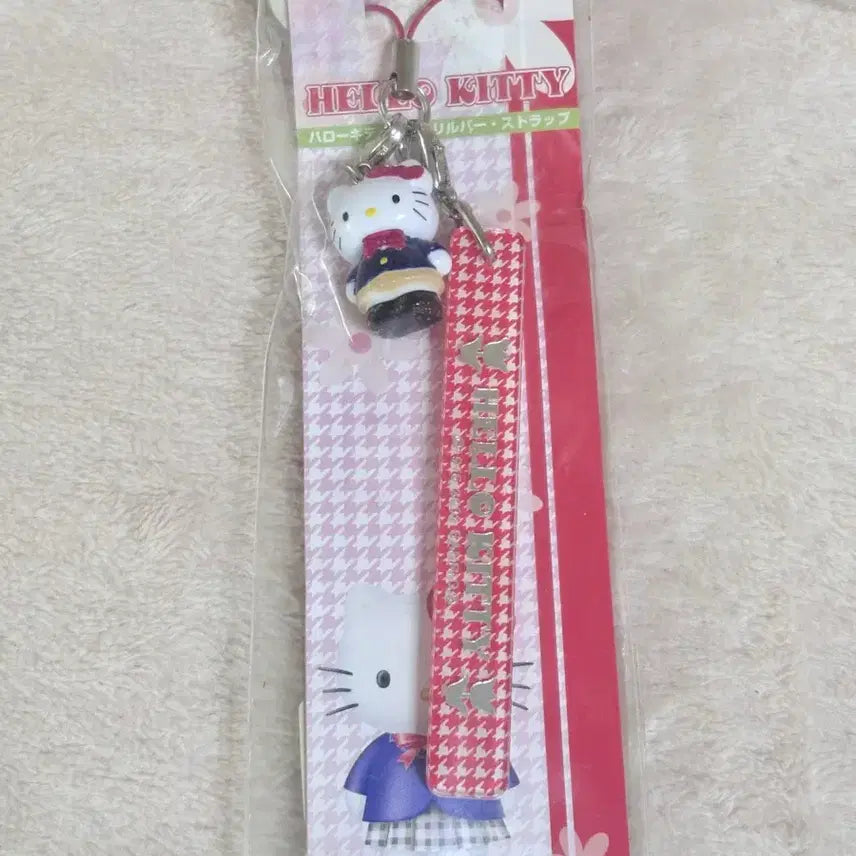 [BUNJANG] Vintage Sanrio Hello Kitty School Uniform Kitty Strap / 고전 산리오 헬로키티 학생 교복 키티스트랩