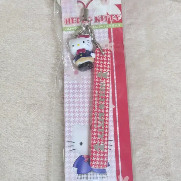 [BUNJANG] Vintage Sanrio Hello Kitty School Uniform Kitty Strap / 고전 산리오 헬로키티 학생 교복 키티스트랩