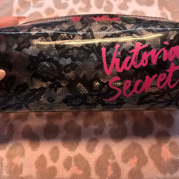 [BUNJANG] Victoria's Secret Black Lace Pouch / 빅토리아 시크릿 파우치 블랙 레이스