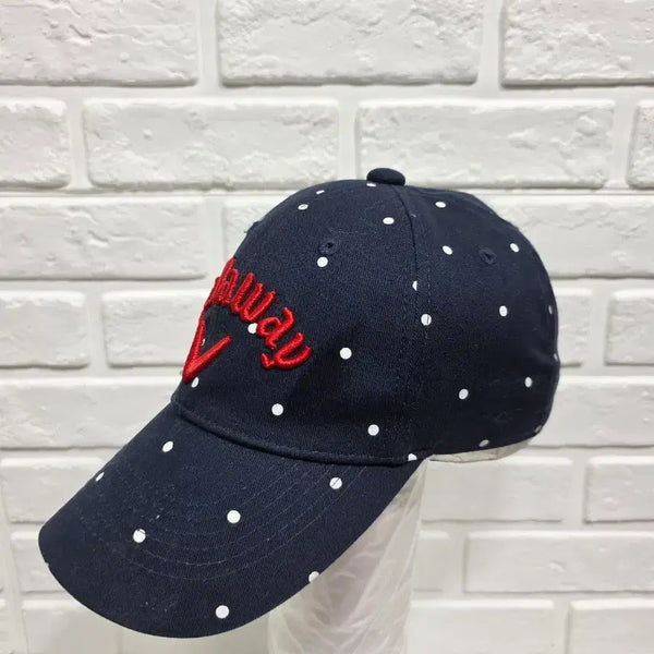 [BUNJANG] Callaway Women's Dot Ball Cap Navy / 정품 캘러웨이 여성용 도트 볼캡