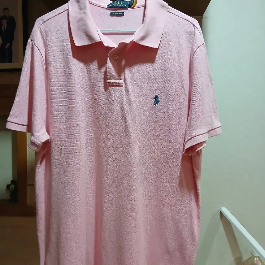 [BUNJANG] Polo Ralph Lauren Pink Short Sleeve Polo Shirt / 폴로 랄프로렌 핑크 반팔 카라티