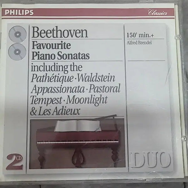 [BUNJANG] Alfred Brendel Beethoven Piano Sonata 2CD Set / 알프레드 브렌델 연주 필립스 베토벤 피아노 소나타 CD 팝니다