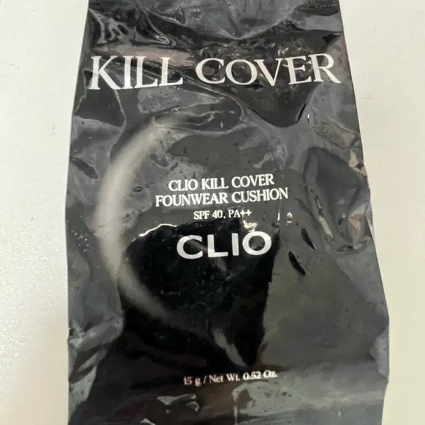 [BUNJANG] Clio Kill Cover Founwear Cushion 21 Lingerie Refill SPF 40 PA++ / 클리오 킬커버 파운웨어 쿠션 21호 란제리 새상품 리필 쿠션