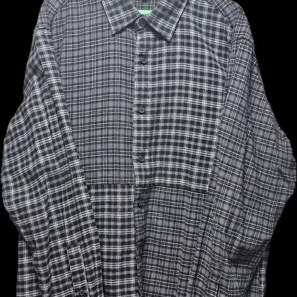 [BUNJANG] Uniqlo JWA Flannel Shirt Dark Grey (XL) / 유니클로jwa플란넬셔츠 다크그레이(XL)