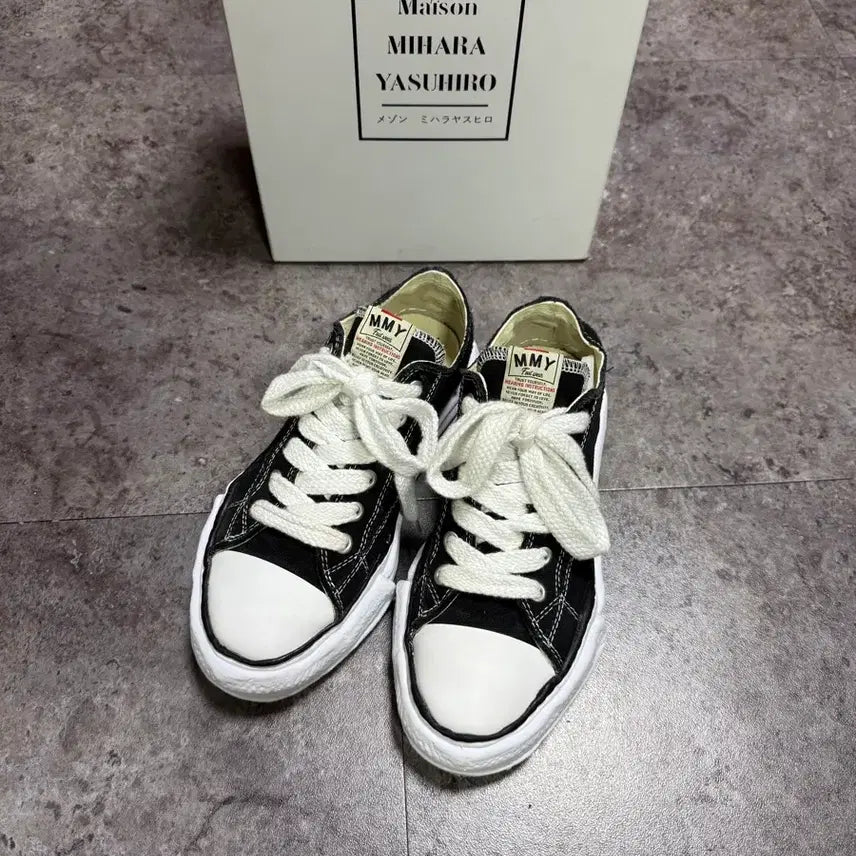 [BUNJANG] Mihara Yasuhiro Peterson OG Sole Low-Top Sneakers / 미하라야스히로 피터슨 41 풀박스