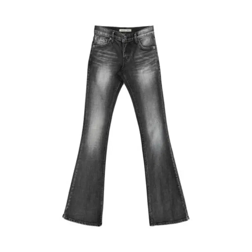 [BUNJANG] Bohemian Seoul Low-Rise Grey Bootcut Jeans (S) / 보헤미안서울 로우라이즈 그레이 부츠컷 진 s