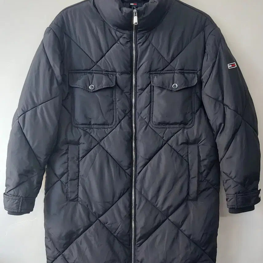 [BUNJANG] Tommy Jeans Relaxed Fit Quilting Jacket (Size S, Fits 100-105) - Black / 타미 진스 S/100~105 릴렉스핏 퀼팅 자켓. BK.+A