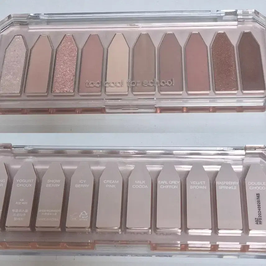 [BUNJANG] Toocoolforschool Artclass Frottage Shadow Palette & Pencil Set / 투쿨포스쿨 프로타쥬 섀도우 팔레트 4호 휘핑베리 / 프로타쥬 펜슬 15호 피오니티