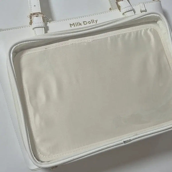 [BUNJANG] Fuyuneko Victoria White Milk Dolly A4 Ita Bag / 후유네코 빅토리아 화이트 밀크 돌리 milk dolly 이타백 오타쿠 가방 a4