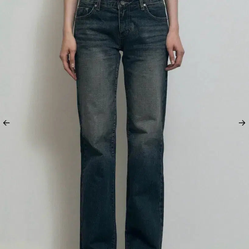 [BUNJANG] Bohemian Seoul Gradation Washed Denim Pants / 보헤미안서울 그라데이션 워시드 데님 s