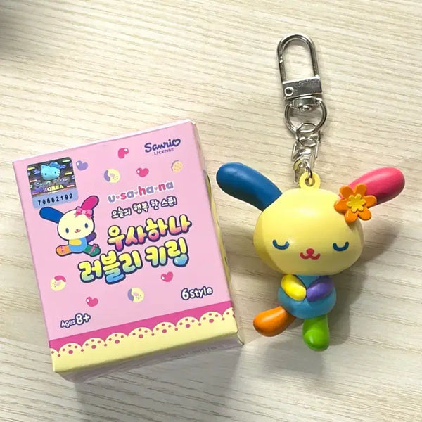 [BUNJANG] Usahana Lovely Keyring Gacha Figure / 우사하나 러블리 키링 가챠 피규어 키링