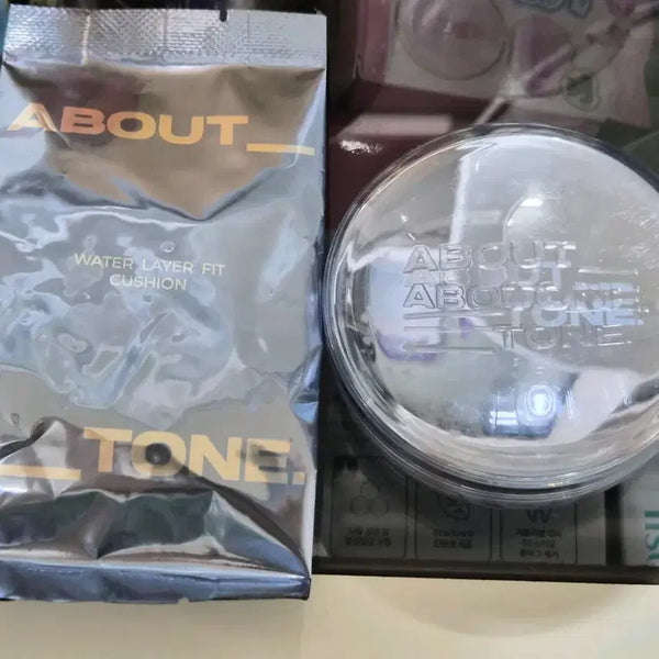 [BUNJANG] Abouttone Water Layer Fit Cushion + Refill Set / Amuse Cushion Refills / 어바웃톤 워터레이어핏 쿠션+리필 / 어뮤즈 쿠션 리필
