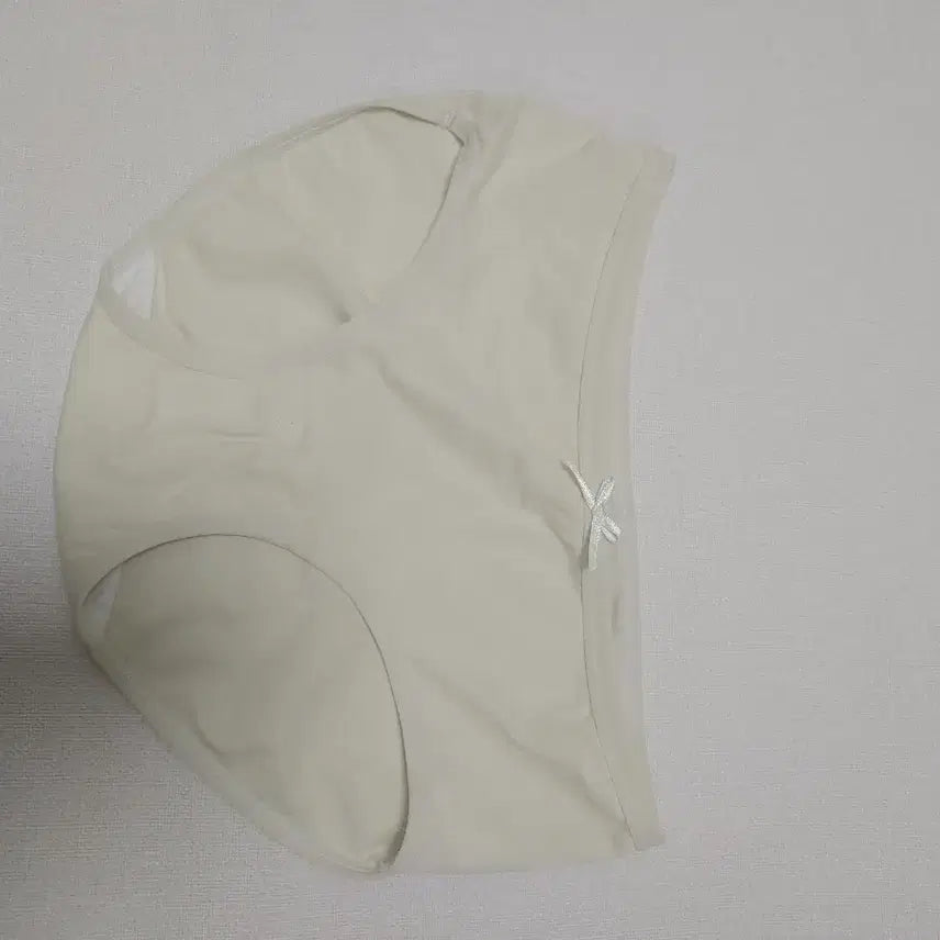 [BUNJANG] Vanilla Ribbon Vintage Panties (M Size) / 바닐라 리본 빈티지 팬티
