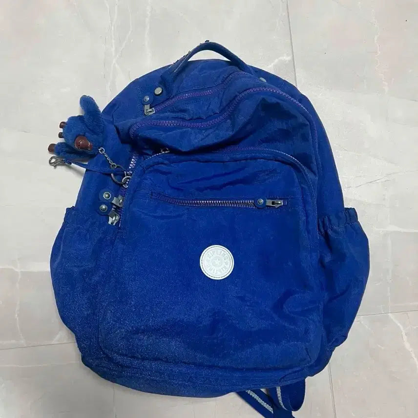 [BUNJANG] Kipling Blue Backpack / 키플링 백팩 블루