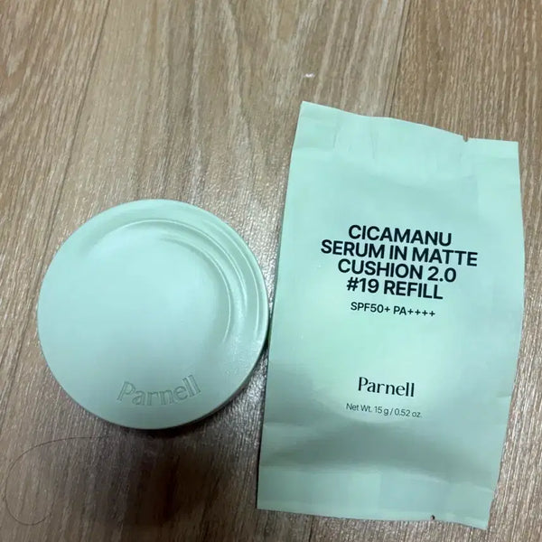 [BUNJANG] Parnell Cicamanu Serum in Matte Cushion Refill Case SPF50+ PA++++ / 파넬 시카마누 세럼 매트 쿠션 19호 리필케이스