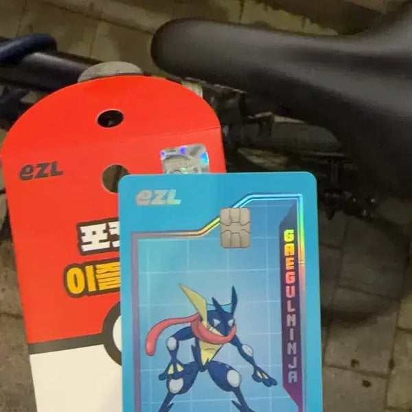 [BUNJANG] Pokemon Greninja Design Transit Card / 포켓몬 교통카드
