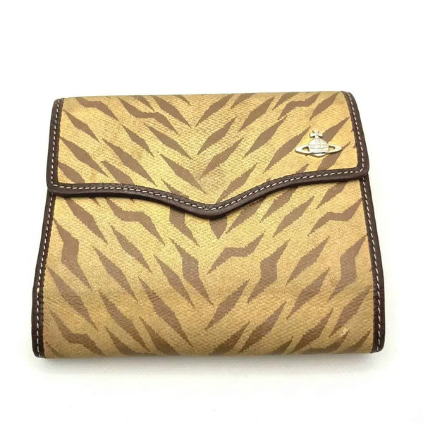 [BUNJANG] Vivienne Westwood Zebra Pattern Bi-fold Wallet / 비비안 웨스트우드 지브라패턴 지갑