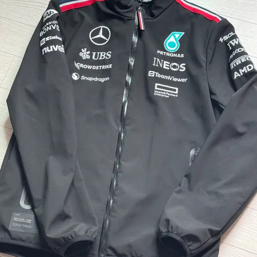 [BUNJANG] 2024 Mercedes-AMG Petronas F1 Softshell Jacket - Tommy Hilfiger Last Season / 2024 F1 메르세데스 소프트쉘 자켓