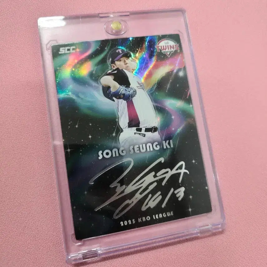 [BUNJANG] LG Twins Song Seung-gi 2025 Signed Baseball Card / 2025 LG 트윈스 송승기 사인 카드