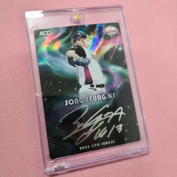 [BUNJANG] LG Twins Song Seung-gi 2025 Signed Baseball Card / 2025 LG 트윈스 송승기 사인 카드