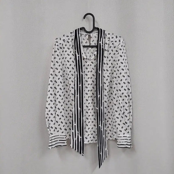 [BUNJANG] JJ JIGOTT Patterned Blouse / JJ지고트 패턴 블라우스