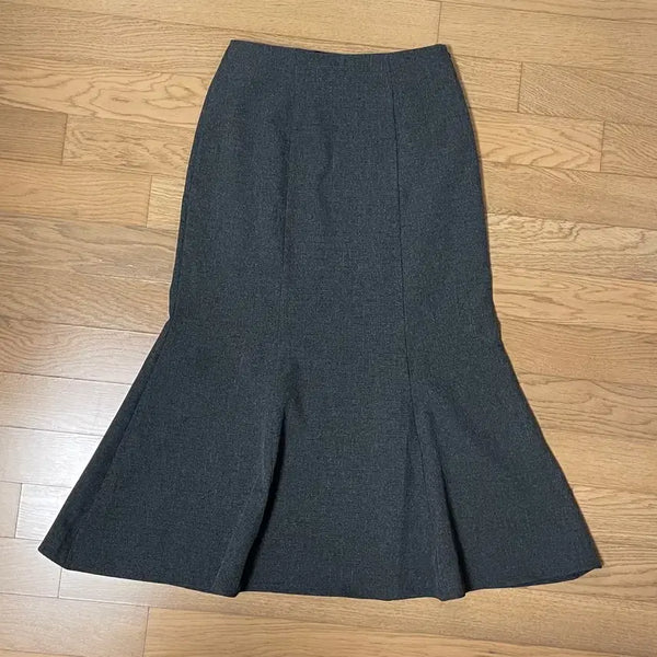 [BUNJANG] If You Gray Long Skirt / S / 이프유 if you 그레이 롱 스커트 치마