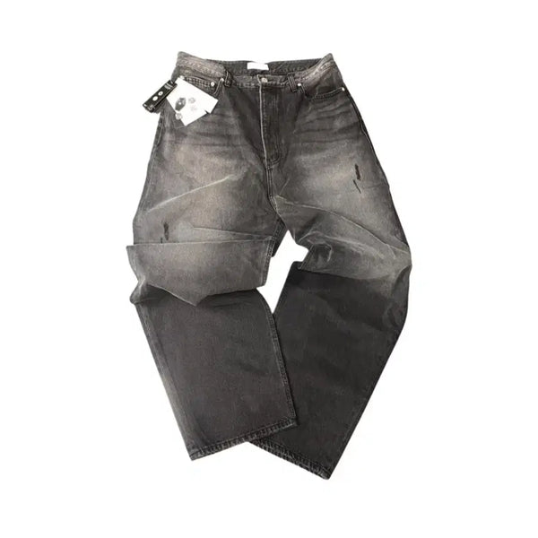 [BUNJANG] Undermycar Gastein6 Washed Wide Jeans - Vapor Blue / [판매](1)언더마이카 이에크 가슈테인6 핸드 브러쉬 워시드 와이드 진