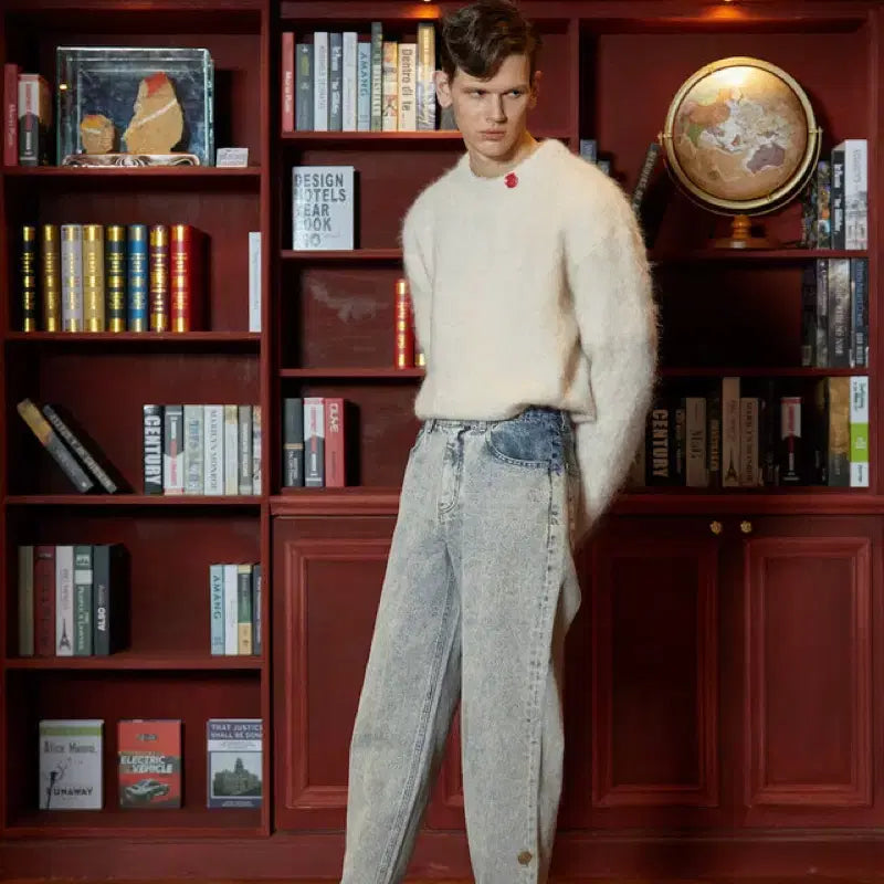 [BUNJANG] STU Office 21FW Yellowed Denim Pants / stu office 21fw 황변 데님팬츠