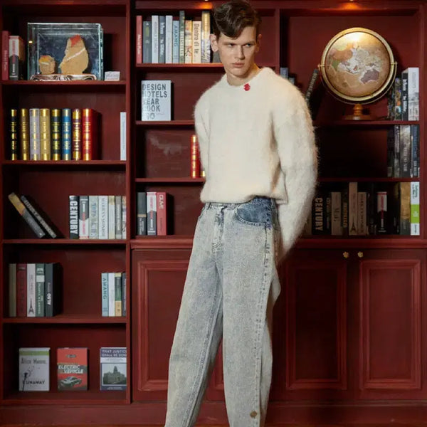 [BUNJANG] STU Office 21FW Yellowed Denim Pants / stu office 21fw 황변 데님팬츠