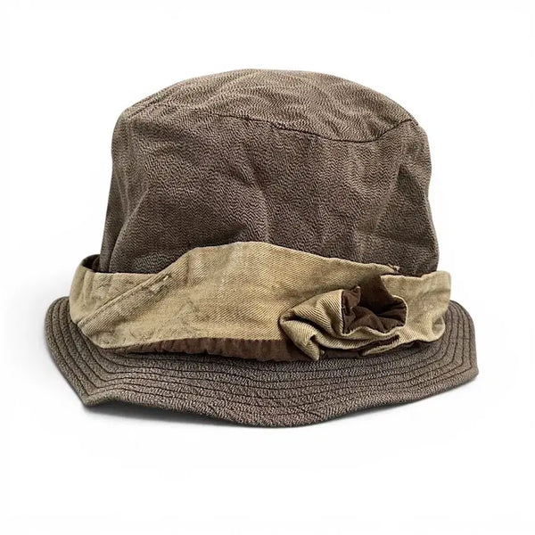 [BUNJANG] Capital Vintage Processed Bucket Hat / 캐피탈 빈티지 가공 노인과 바대 버킷햇