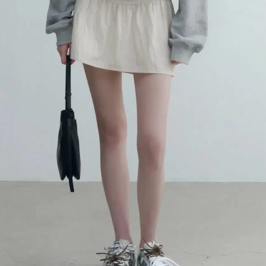 [BUNJANG] For Your Eyes Only Darin Shirring Pantskirt Beige / 포 유어 아이즈 온리 Darin Shirring Pantskirt (Beige) (새상품)