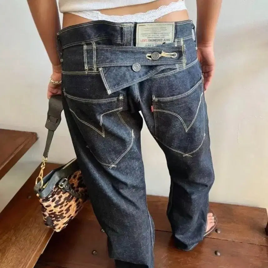 [BUNJANG] Levi's Engineered Jeans Cinch Back Vintage Denim 33 / made in japan 리바이스 신치백 엔지니어드진 33