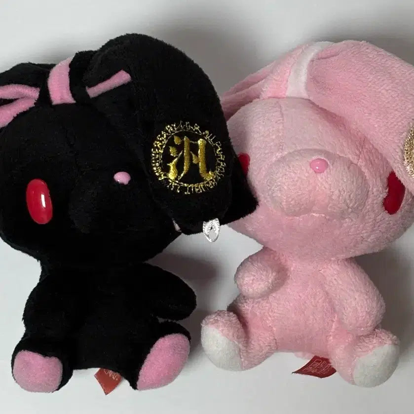 [BUNJANG] Bunny Mascot Plush Dolls Bundle Set / 범용토끼 마스코트 인형 2체 일괄