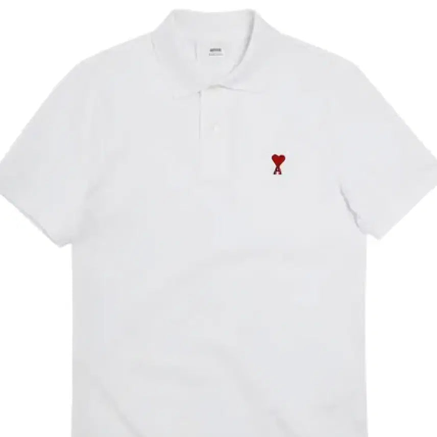 [BUNJANG] AMI Heart Logo Short Sleeve Polo Shirt / 아미반팔카라티 AMl 하트 로그 입고 카라티 전국최저가