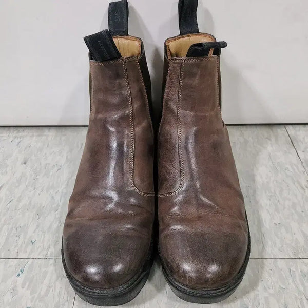 [BUNJANG] Gradus Chelsea Boots 01 Brown Nu-buck Leather / 285) 그라더스 첼시 01 브라운
