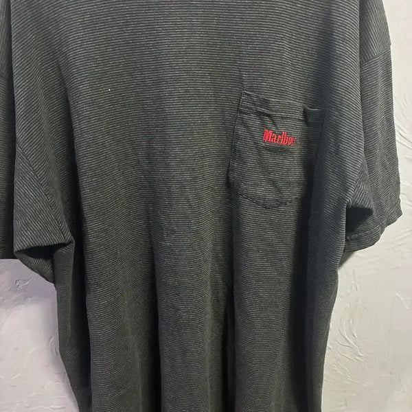 [BUNJANG] Vintage 90s Marlboro Stripe Pocket T-Shirt / 90s 빈티지 말보로 스트라이프 포켓 티셔츠