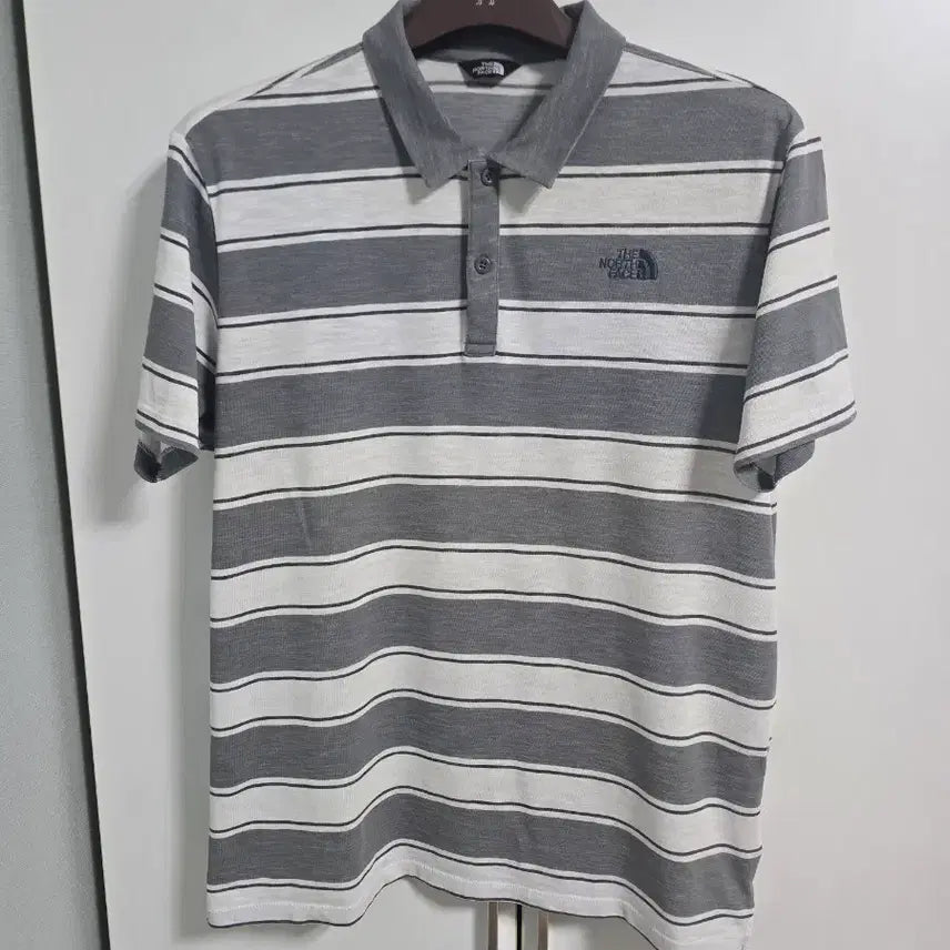 [BUNJANG] The North Face Stripe Polo Shirt 2XL / 노스페이스 스트라이프 카라티 2XL