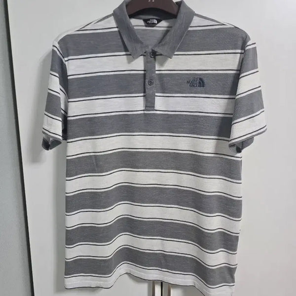 [BUNJANG] The North Face Stripe Polo Shirt 2XL / 노스페이스 스트라이프 카라티 2XL
