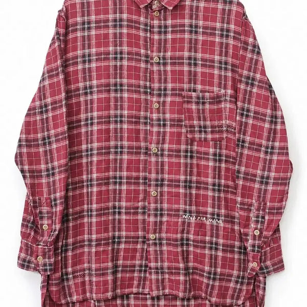 [BUNJANG] Porter Classic Cotton Flannel Check Overshirt / 포터클래식 코튼 플란넬 오버셔츠