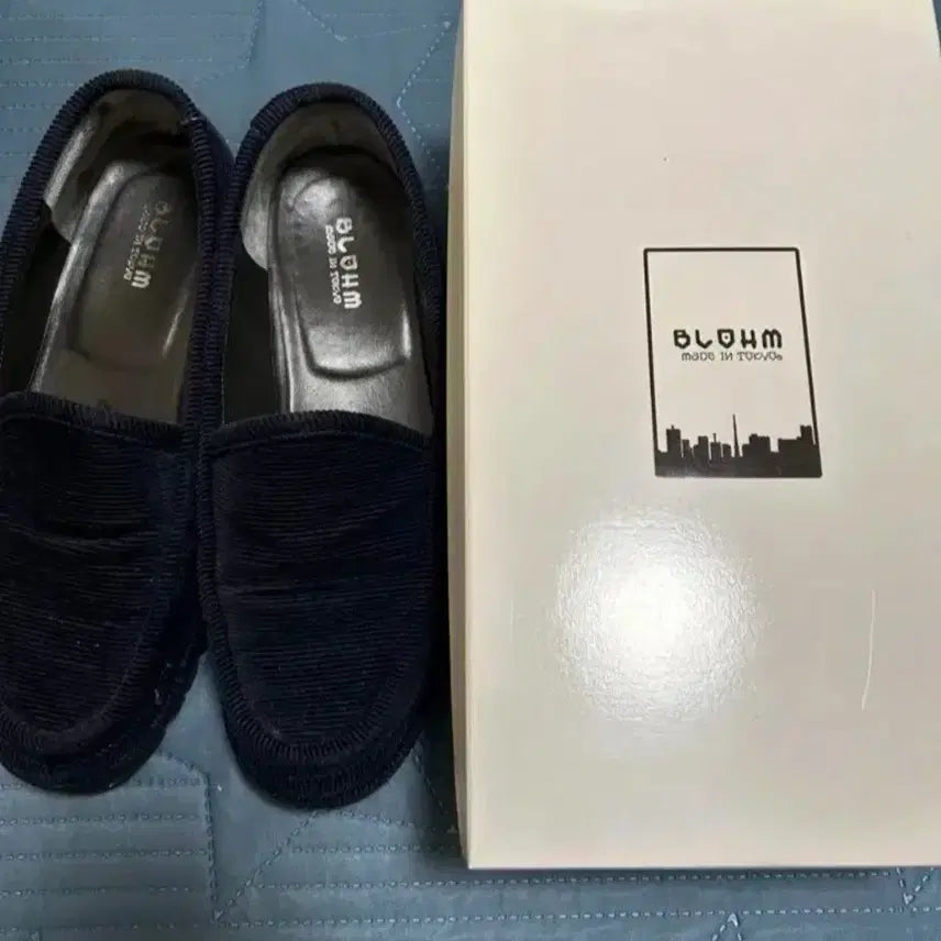 [BUNJANG] Blohm SUEDE LOAFERS Navy 260 / blohm 블룸 홈스 랫츠 스웨이드 로퍼 260 네이비 골덴 비브람 구두
