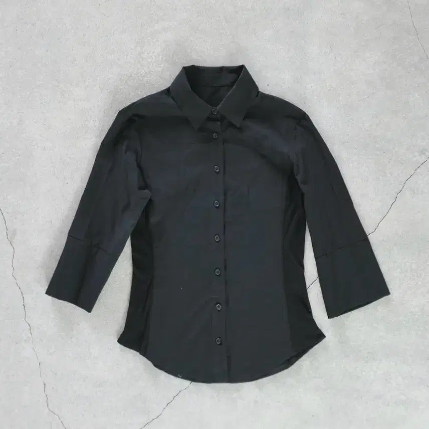 [BUNJANG] DAD A01-SH Black Cotton T-Shirt / 디에이디 a01-SH 블랙