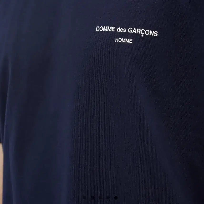[BUNJANG] Comme des Garçons Homme Navy Cotton Short Sleeve T-Shirt L / 꼼데가르송 옴므 반팔 네이비 L