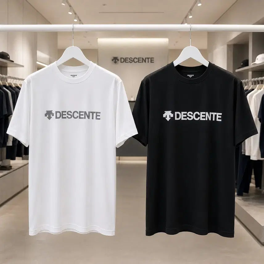 [BUNJANG] Descente Cooling Performance Short-Sleeve T-Shirt / 데상트 냉감 기능성 반팔 티셔츠