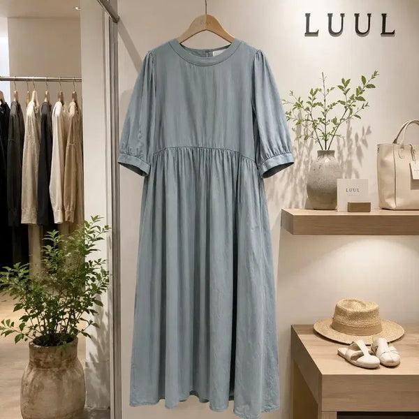[BUNJANG] LUUL Cotton Midi Dress / LUUL(루엘) 코튼 / 면원피스