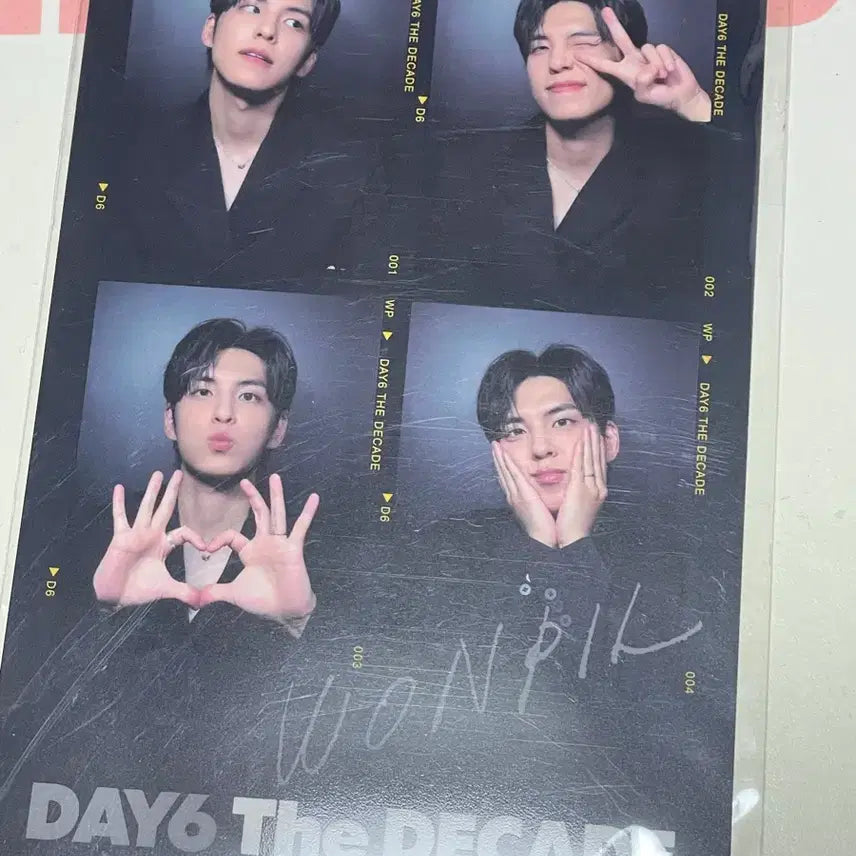 [BUNJANG] DAY6 Wonpil The 2nd Mini Album: The Yearning Four-Cut Photo Set / 더 데케이드 초도 한정 원필 네컷