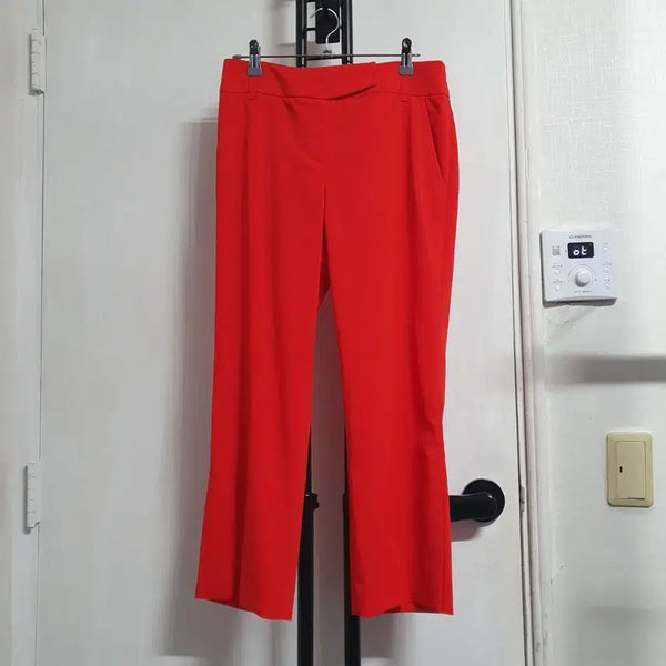 [BUNJANG] The I'Z Summer 9-Length Pants Red 28 Inch / 28인치 더아이잗 여름 9부바지 레드